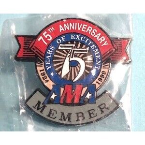 1924-1999 AMA 75th Anniversary American Motorcycle Association Member's Pin NEW